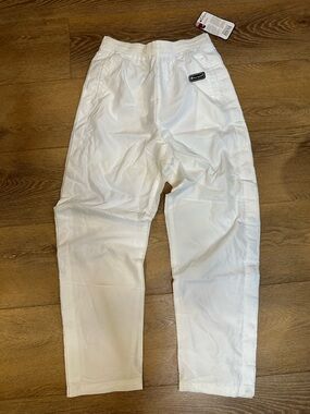 Vintage Champion Jogbra White Women's Elastic-Waist Tear-away Track Pants XL